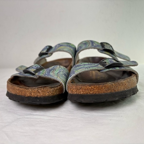 BIRKENSTOCK Papillion Jerry J. Garcia Arizona Leather Sandals Double Strap 37 6 - Picture 6 of 16